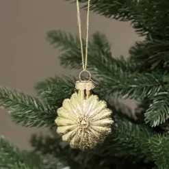 Kuusenkoriste Lasitähti 6 cm vihreä