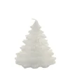 Kynttilä kuusi valkoinen 9 cm