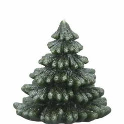 Kynttilä kuusi vihreä 9 cm