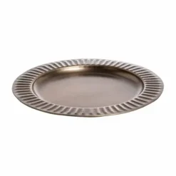 Kynttilänalunen antiikkipronssi 23 cm