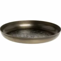Kynttilänalunen antiikkipronssi 21 cm