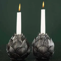 Kynttilänjalka kullanruskea 13 cm
