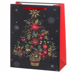 Lahjakassi Joulukuusi ruukussa 32 cm