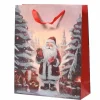 Lahjakassi Joulupukki 32 cm