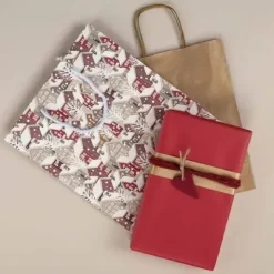 Lahjakassi Joulutalot 24 cm