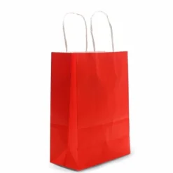 Lahjakassi kirkkaanpunainen 22 cm