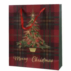 Lahjakassi Merry Christmas 24 cm