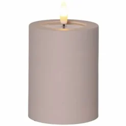LED-kynttilä Softis vaaleanruskea 12,5 cm