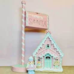 Letter to Santa postilaatikko roosa