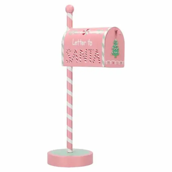 Letter to Santa postilaatikko roosa