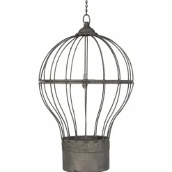 Lintuhäkki antiikkiharmaa 43 cm