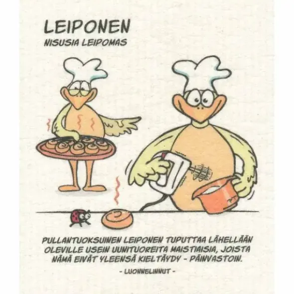 Luonnelinnut tiskirätti Leiponen