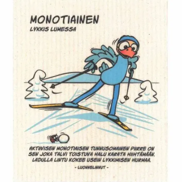 Luonnelinnut tiskirätti Monotiainen