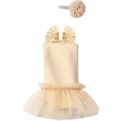 Maileg Ballerinan vaatteet kerma, koko 1