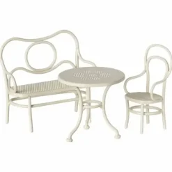 Maileg Cafe setti vaalea hiirisisaruksille