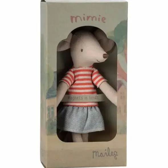 Maileg hiiri Mimie isosisko magneettikäsillä
