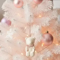 Maileg joulukoriste nalle rasiassa, roosa
