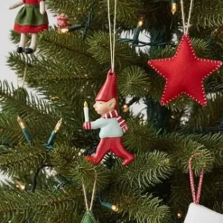 Maileg joulukoriste Pixy ja kynttilä