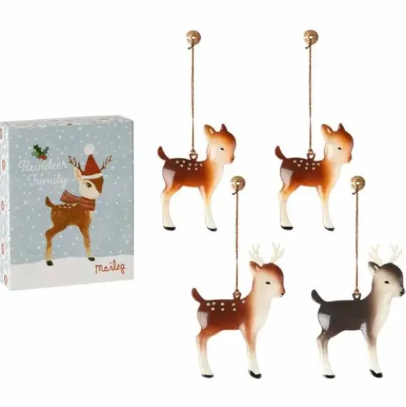 Maileg joulukoristesetti Bambi 4 kpl