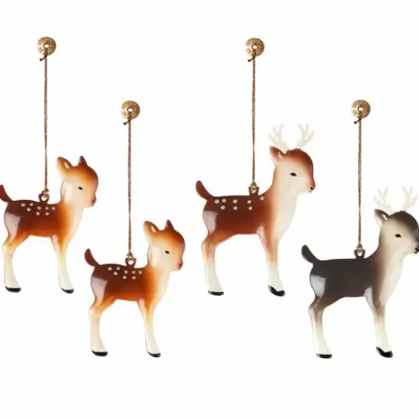 Maileg joulukoristesetti Bambi 4 kpl