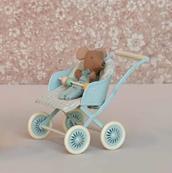 Maileg rattaat baby sininen