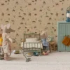 Maileg Vintage sänky hiirelle minttu