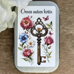 Mansikkapastillit Onnea uuteen kotiin