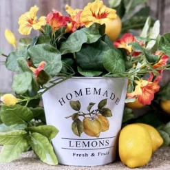 Metalliruukku Lemons 14 cm