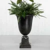 Metallivaasi mustanruskea 60 cm