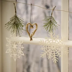 Nostalginen Paperikoriste Lumihiutale – useita vaihtoehtoja