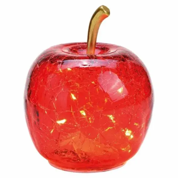Omenakoriste led-valolla punainen, eri kokoja