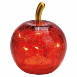Omenakoriste led-valolla punainen, eri kokoja