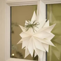 Paperitähti Stella 25 cm valkoinen