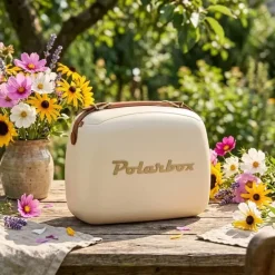 Polarbox kylmälaukku 6L + eväsrasiat Cream