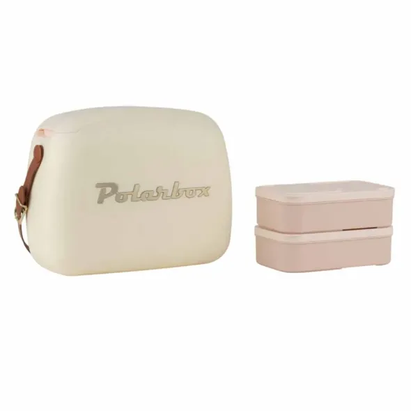 Polarbox kylmälaukku 6L + eväsrasiat Cream