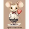 Postikortti Ajattelen Sinua