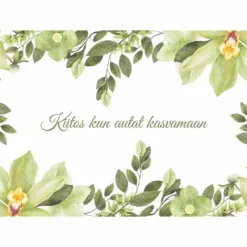 Postikortti Kiitos kun autat kasvamaan