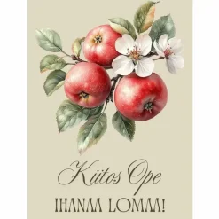 Postikortti Kiitos Ope Ihanaa lomaa!