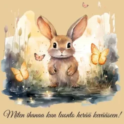 Postikortti Luonto herää kevääseen