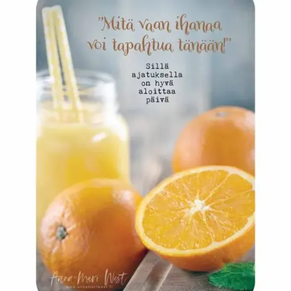 Postikortti Mitä vaan ihanaa voi tapahtua