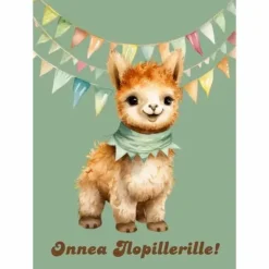 Postikortti Onnea ilopillerille!