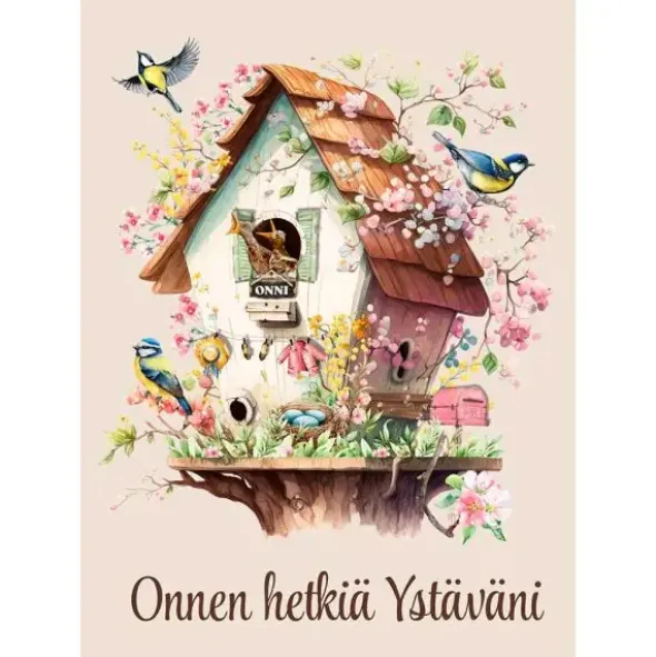 Postikortti Onnen hetkiä Ystäväni