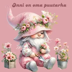Postikortti Onni on oma puutarha