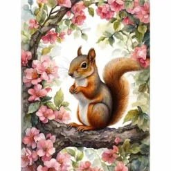Postikortti Orava puussa