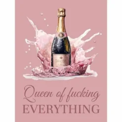 Postikortti Queen of fucking everything