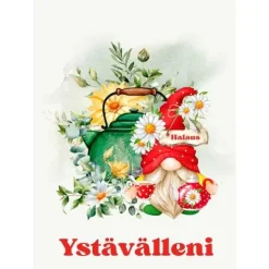 Postikortti Teetontun halaus ystävälle