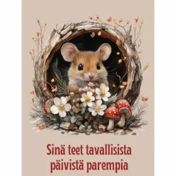 Postikortti Teet päivistä parempia