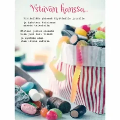 Postikortti Ystävän kanssa hihitellään
