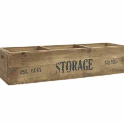 Puulaatikko Storage lokeroilla