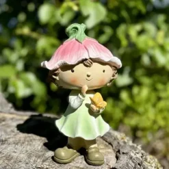 Puutarhakoriste Tyttö kukkahatussa 16,5 cm